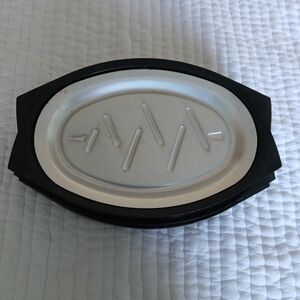 4 Nordic Ware SERV-A-SIZZLE Steak Fajita Vintage MCM Serving Plates 10B 510